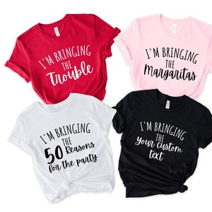Custom I&#39;m Bringing The Birthday Party Shirts, Birthday, 30th 40th 50th 60th 70th Birthday Tee, Birthday Bash, Girls Trip Group Sweatshirt