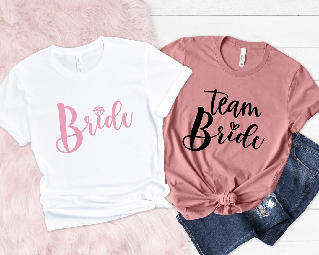 Team Bride Bachelorette Party Shirts, Funny Bachelorette Party Shirts ...