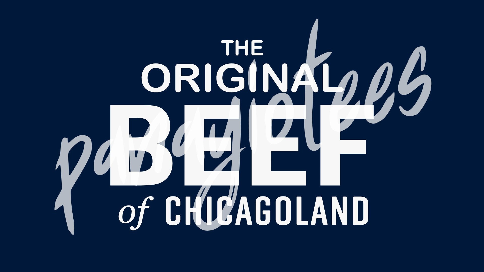 Original Beef of Chicagoland (png & svg transparent logo!)