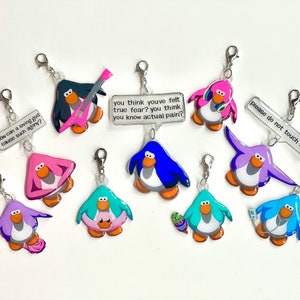 Club Penguin Chat Bubble Accessory Customizable Charm image 1