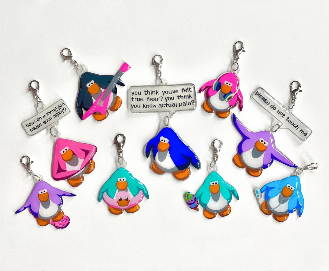 Club Penguin Chat Bubble Accessory Customizable Charm