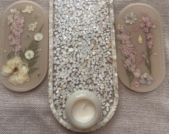 Seashell Trinket Tray | Beachy Catchall Tray