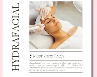 14 Hydrafacial Templates, Skincare, Esthetician Templates, Social Media Post