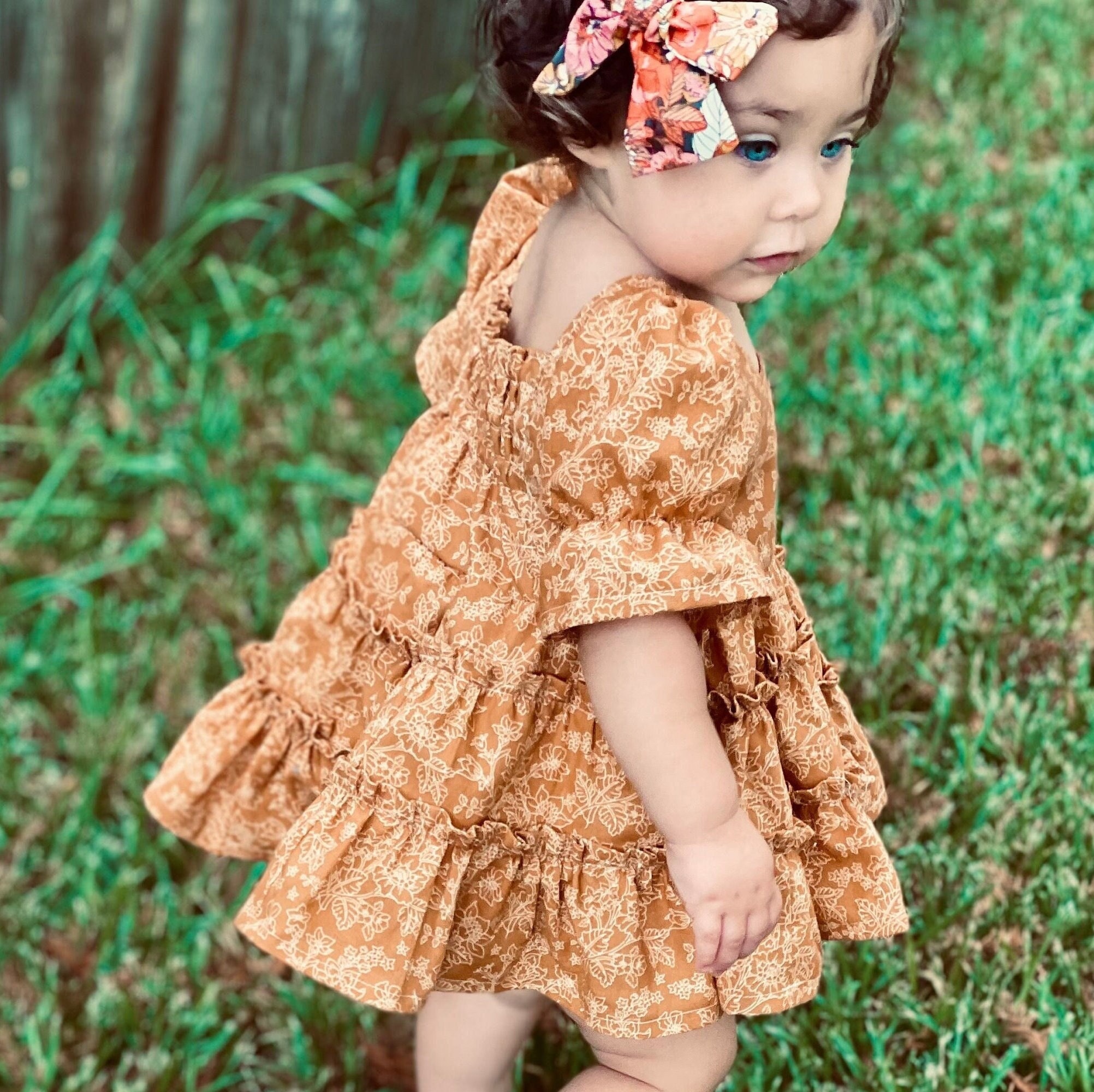 Toddler Fall Dress | Fall Toddler Dress | Rust Fall Dress | Boho Toddler  Dress | Boho Dress | Girls Fall Dress | Handmade | Wren \u0026 Co - Etsy