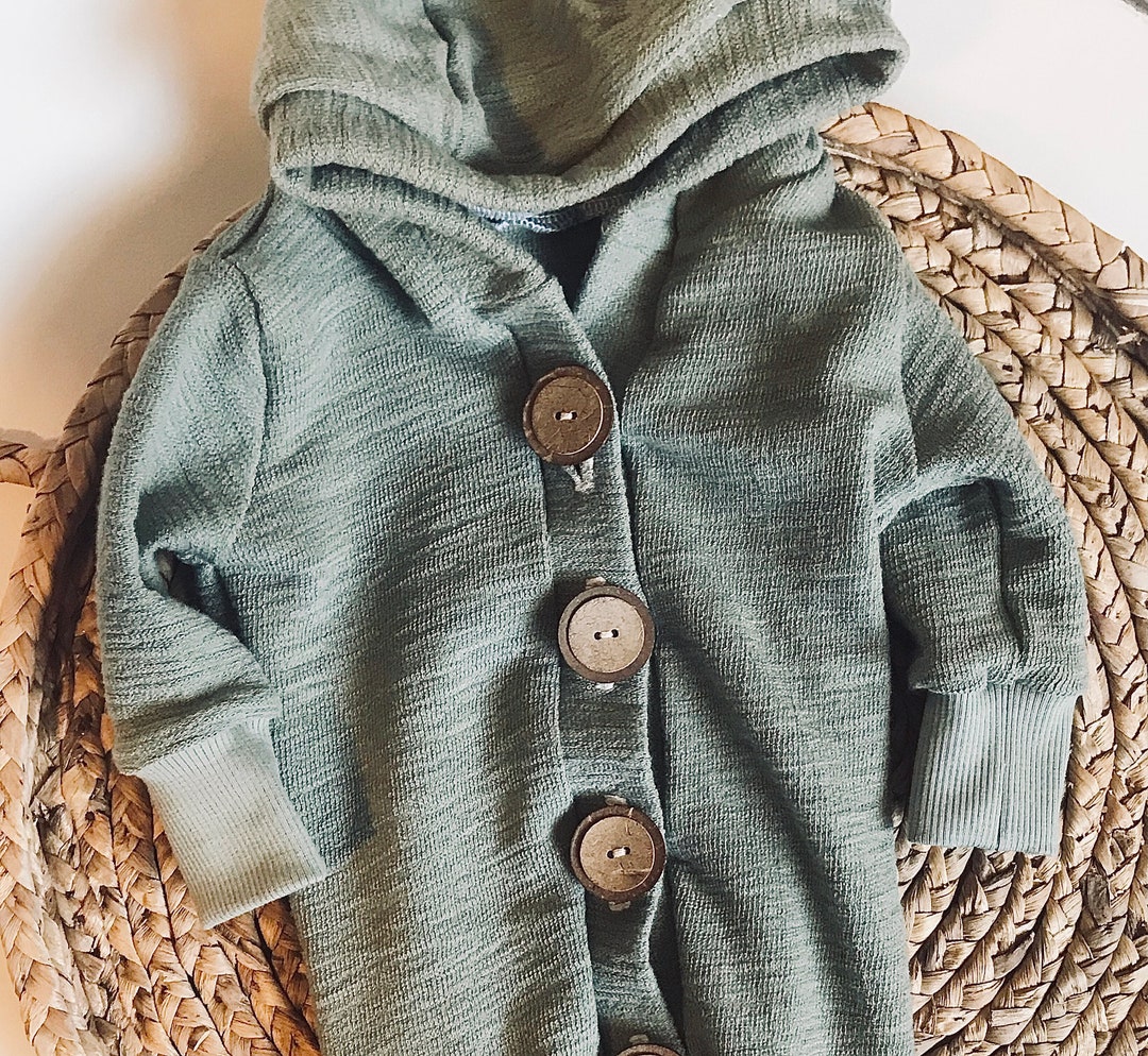 Baby Romper Hooded Baby Romper Baby Clothes Toddler Etsy