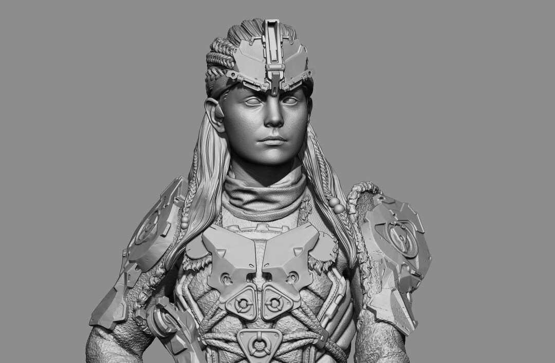 Aloy Horizon Zero Dawn Collectible Resin Miniature Fan Art - Etsy
