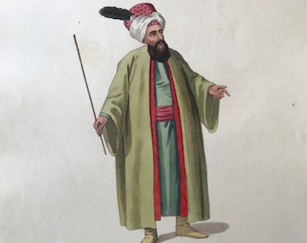 The Chief USHER  To The GRAND SIGNIOR(Ottoman - Costume) Original