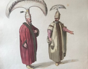 Officers of the Grand Signior (Costume - Ottoman Empire) ORIGINAL