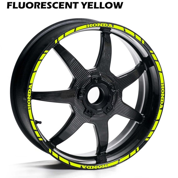 Honda Motorcycle Wheels Rim Decal Sticker Kit Etsy