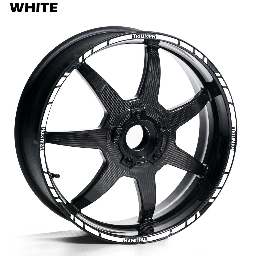 Triumph Motorcycle Wheels Rim Decal Sticker Kit Etsy