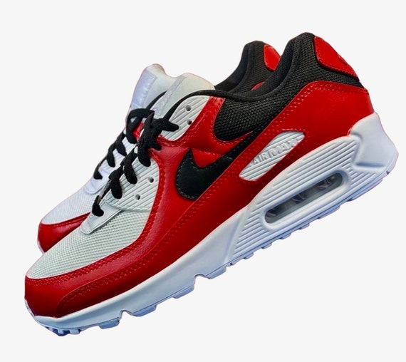 Air Max 90 Custom Red Shoes for Men 