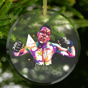 MMA Ornament | Nate Diaz Decor | UFC Art