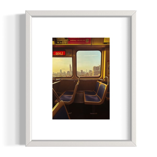 Chicago Transit | Wall Decor | Wall Art Print | Street Photography | Fine Art Photography | Unframed | Chicago Photography