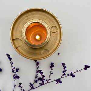 SOFD _ Oil Burner, Brass Candle Holder