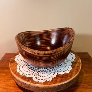 Natural edge Ash bowl