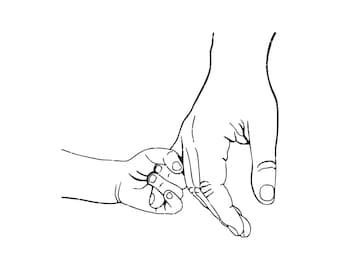 Vader hand kind svg, vader svg, kind svg, png, clipart, digitale download, handen svg, hand in hand svg