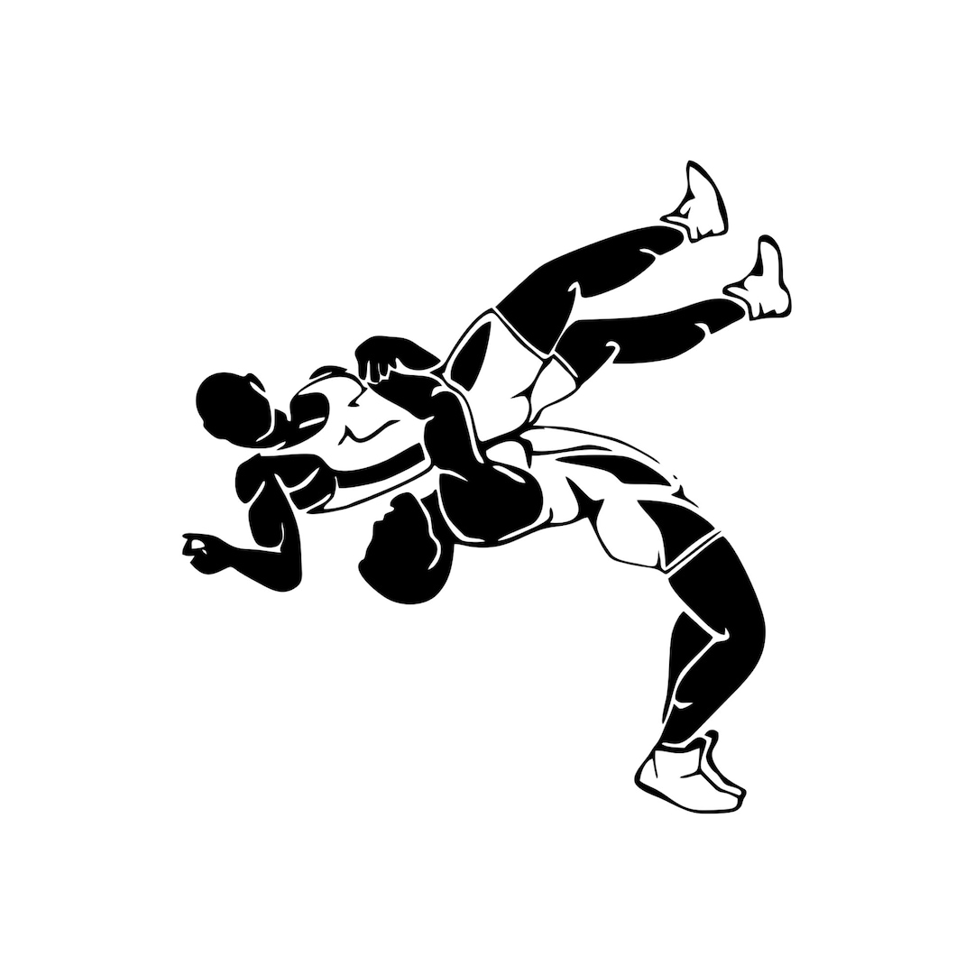 Wrestling Svg, Sport Svg, Wrestling Clip Art, Wrestling Cut Files