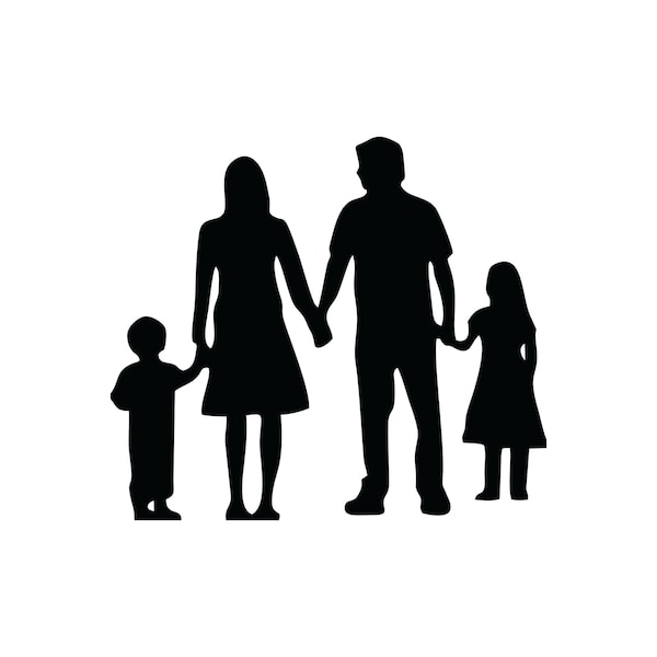 Family svg, family eps, family vector, family silhouette, family set, parent, love svg, together svg