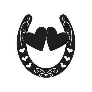 matrimonio a ferro di cavallo in formato SVG, download digitale, SVG, PNG, clipart, Cricut a ferro di cavallo
