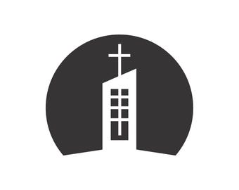 Church svg, church png, church clipart, svg, church cut file, religion svg, silhouette cut file