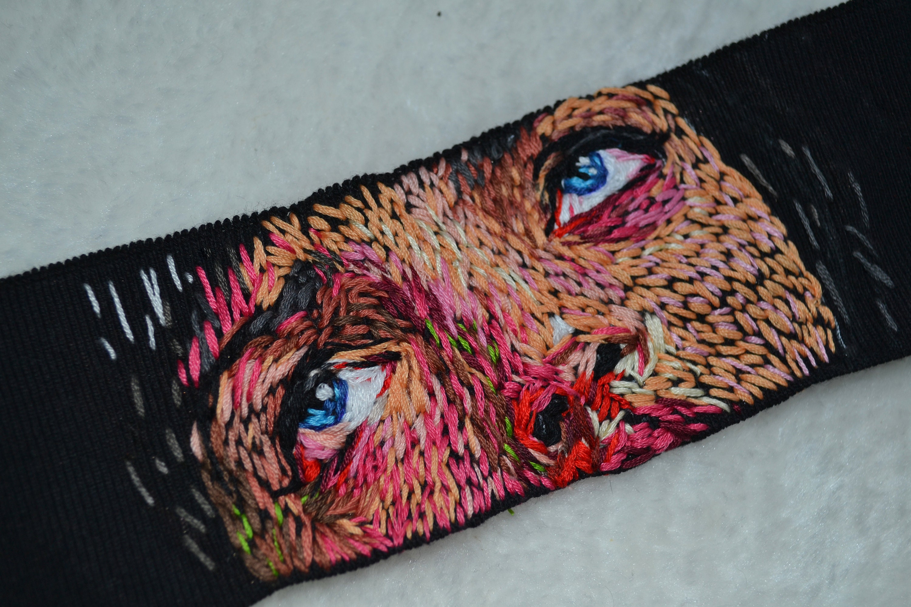 Mia Wallace Pulp Fiction necklace choker embroidery Gothic Choker