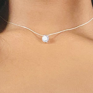 Rhinestone Silver necklace