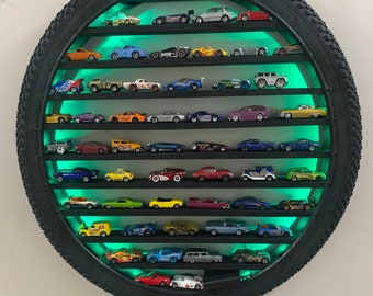 26&quot; ORIGINAL Cool Wheels Car Display Wall Art, LED lights, No wiring to hang around Safe for Children.Laser Engraved