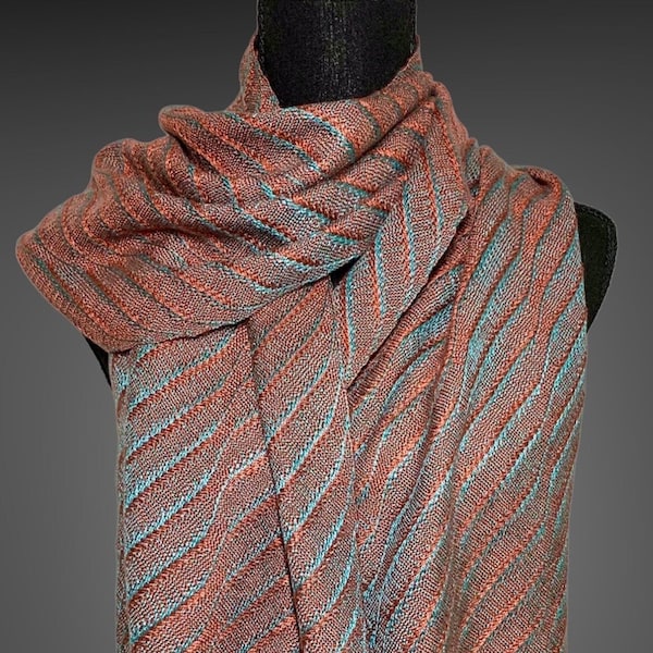 Handwoven tencel scarf