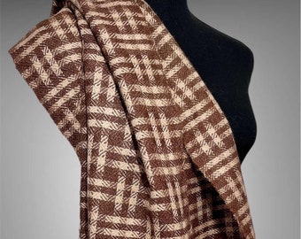 Handwoven Scarf in Alpaca Silk