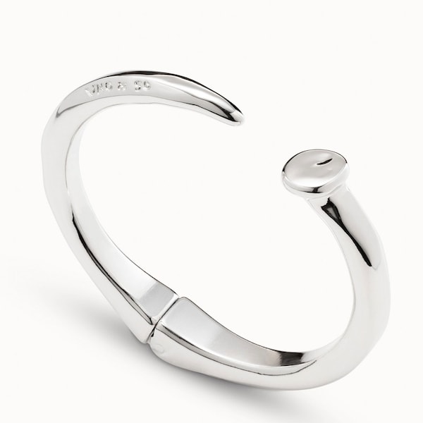 Uno de 50 Silber Nagel Armband