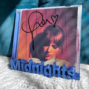 CD wall display for Midnights | Customized CD wall mount