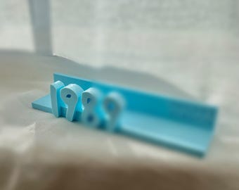 Exhibidor de pared para CD compatible con televisores de 1989 / Soporte de pared para CD personalizado