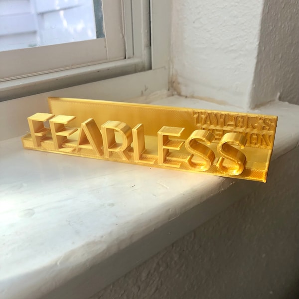 CD wall display for "Fearless" | Customized CD wall mount