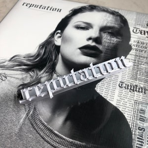 CD wall display for "reputation" | Customized CD wall mount