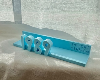 CD or Vinyl Shelf, Custom Debut Inspired, Gift For Her, Custom TS Themed Vinyl Holder