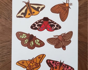 Moth Sticker Sheet