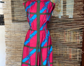 1960s mod psychedelic dress