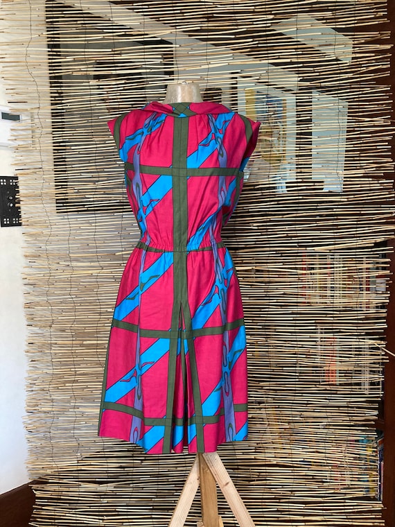 1960s mod psychedelic dress - image 1