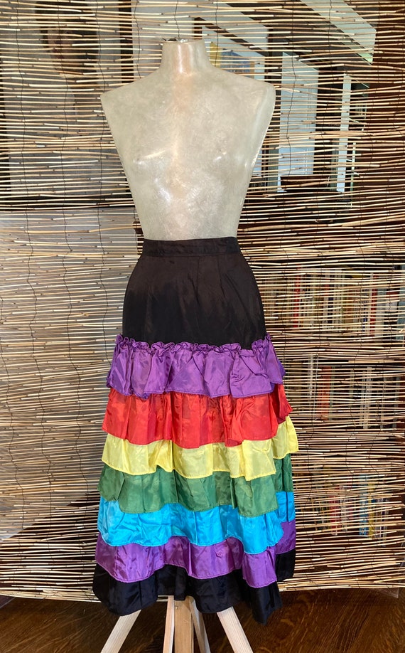 1950s flamenco skirt - image 1