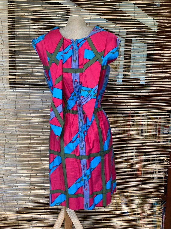 1960s mod psychedelic dress - image 2