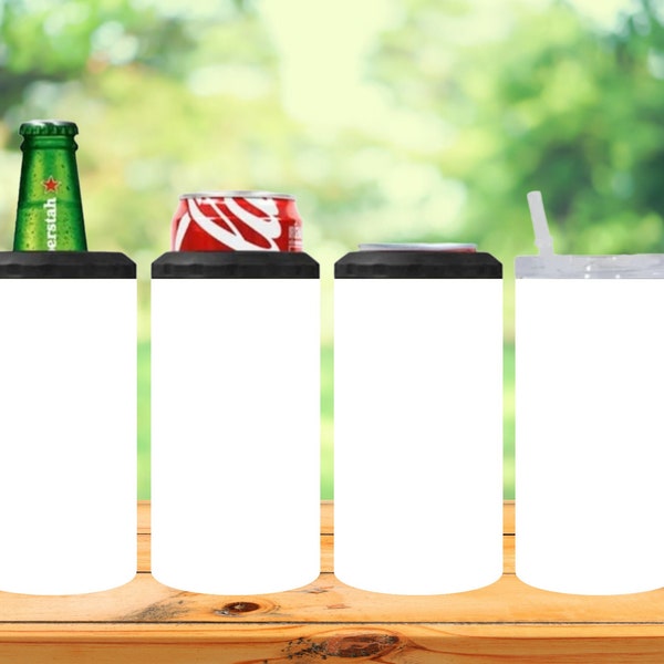 4 in 1 Can Cooler Mockup