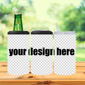 Bottle Can Cooler Mockup