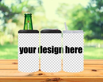 Bottle Can Cooler Mockup