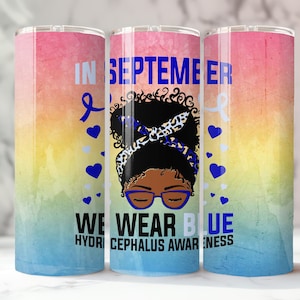Hydrocephalus Survivor Tumbler Wrap, Skinny, Straight