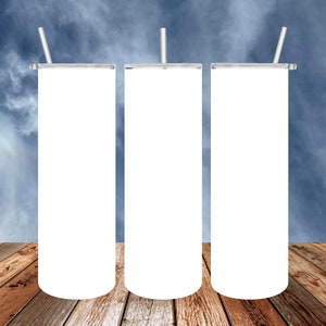 Becher Mockup, 20 Unzen, Skinny, Gerade, Vollansicht, Einfach