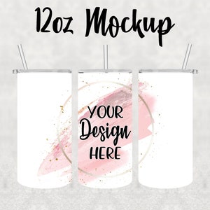 12oz Tumbler Mockup