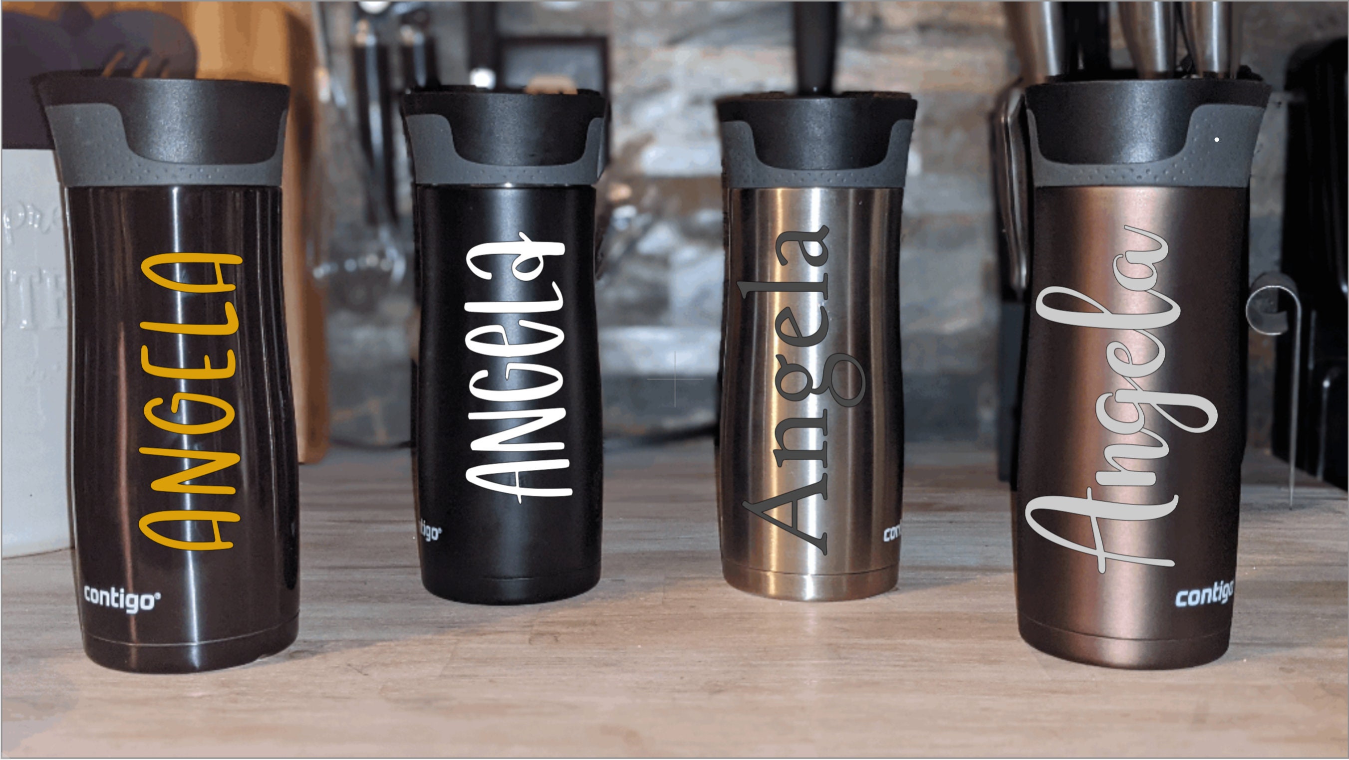 Personalized 20 Oz Contigo Tumbler, Stainless Steel, Laser Engraved, Leak  Proof, Vacuum-insulated, Juniper 