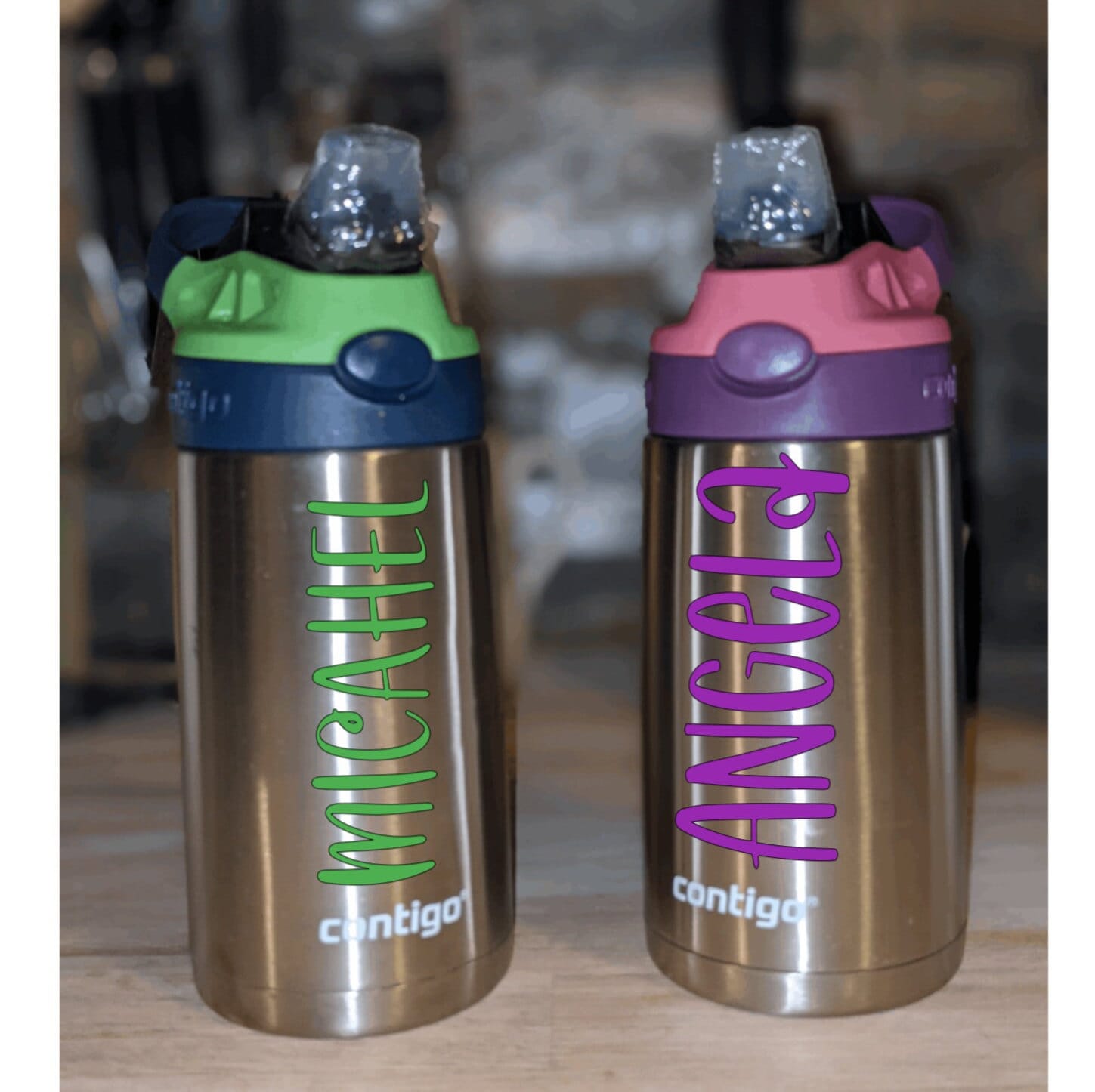 Personalized Contigo Water Bottles Custom Cup Birthday Gift Toddlers Kids  Present Christmas Stocking Stuffer Girls Boys 