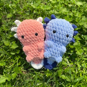 No-Sew Axolotl Crochet Pattern