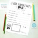 All About My Dad Printable for Kids Instant Download - Etsy Canada
